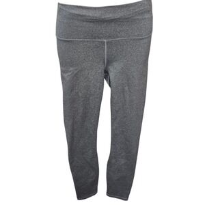 Fabletics Womens PowerHold Leggings Size XS Gray Athleisure Gym Workout UPF